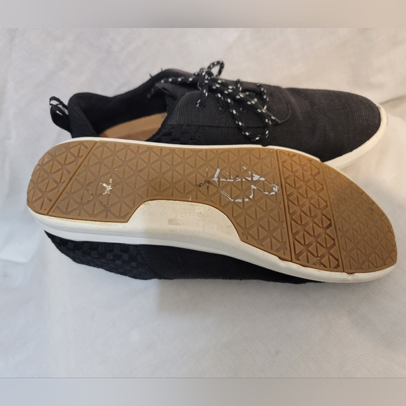 Toms Womens Cabrillo Black Knit Canvas Sneakers Shoes Size 6.5 - Picture 8 of 9